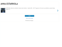 Tablet Screenshot of annaestarriola.com